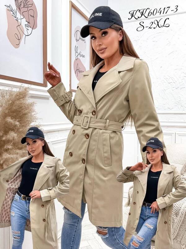 Plaszcze damkie  Roz S-2XL, 1 Kolor Paczka 5 szt 1